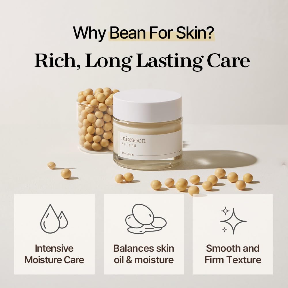mixsoon - Bean Cream Intensive Moisture Face Cream