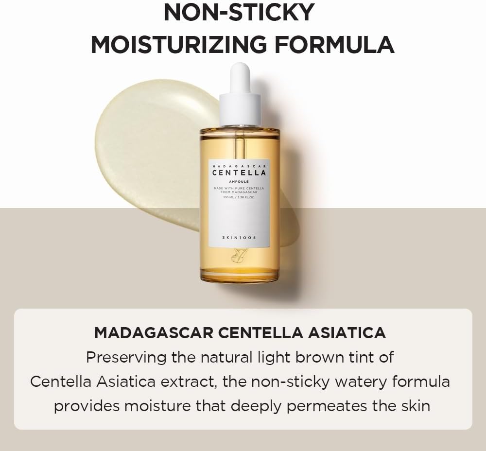 SKIN1004 - Madagascar Centella Toning Toner + Ampoule Facial Serum Set