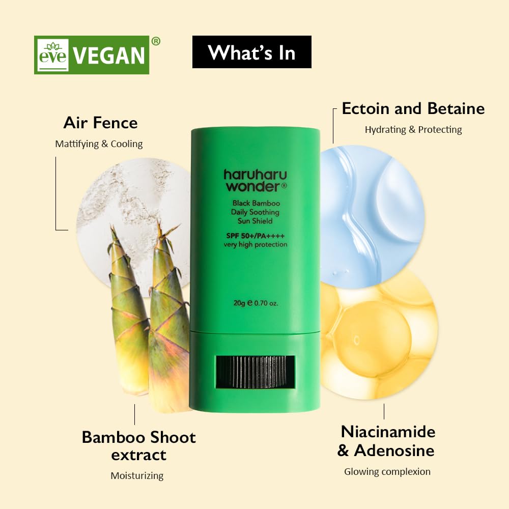 Haruharu Wonder - Black Bamboo Daily Sunscreen