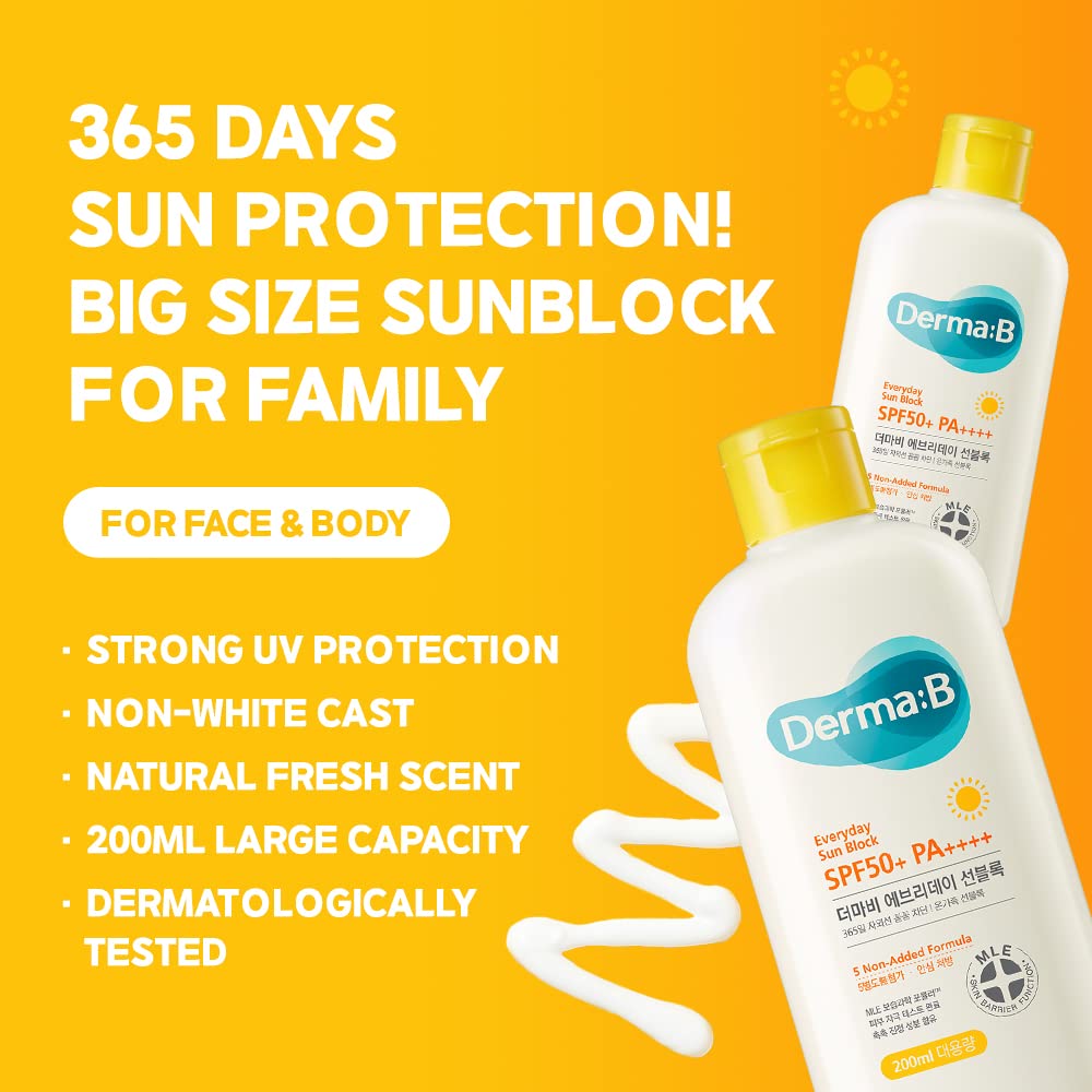 Derma: B Everyday Sun Block SPF50+ PA++++ Sunscreen