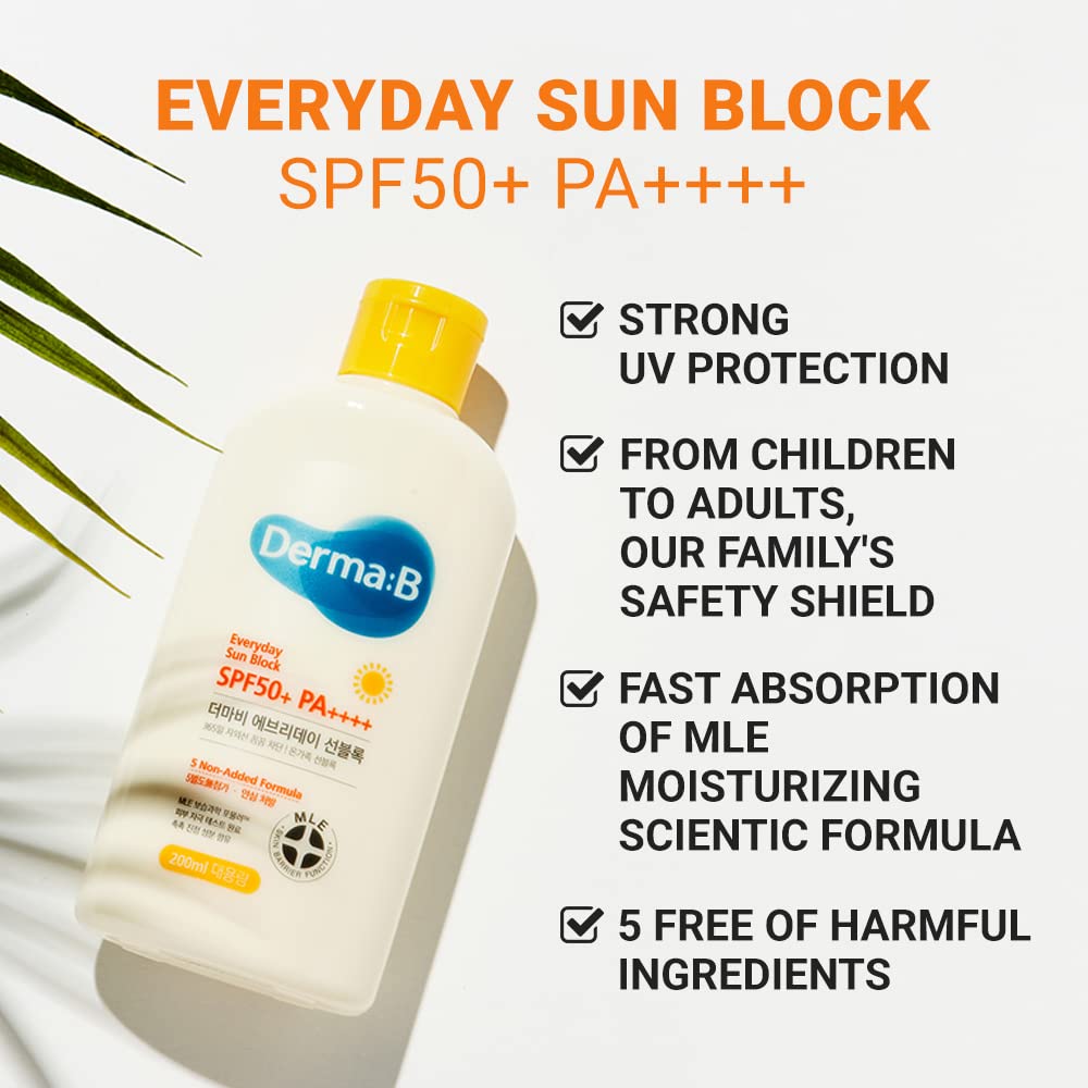 Derma: B Everyday Sun Block SPF50+ PA++++ Sunscreen