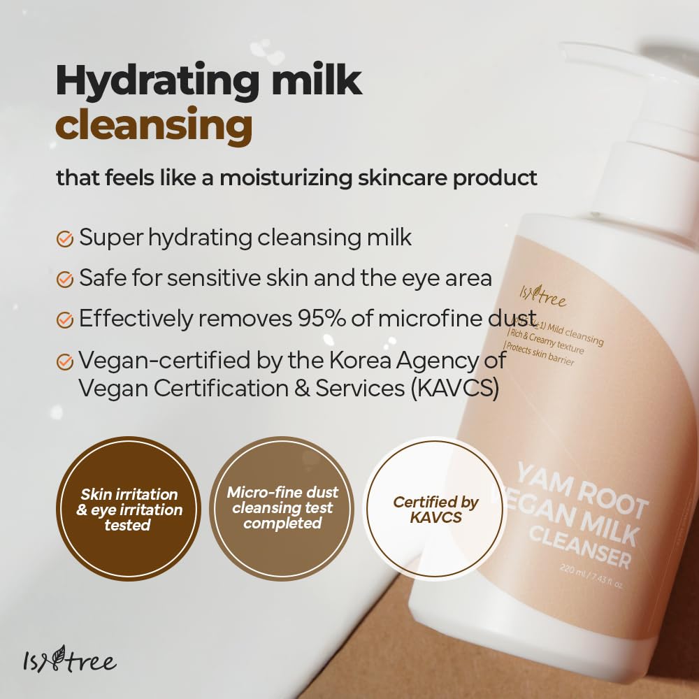 Isntree - Yam Root Vegan Milk Cleanser