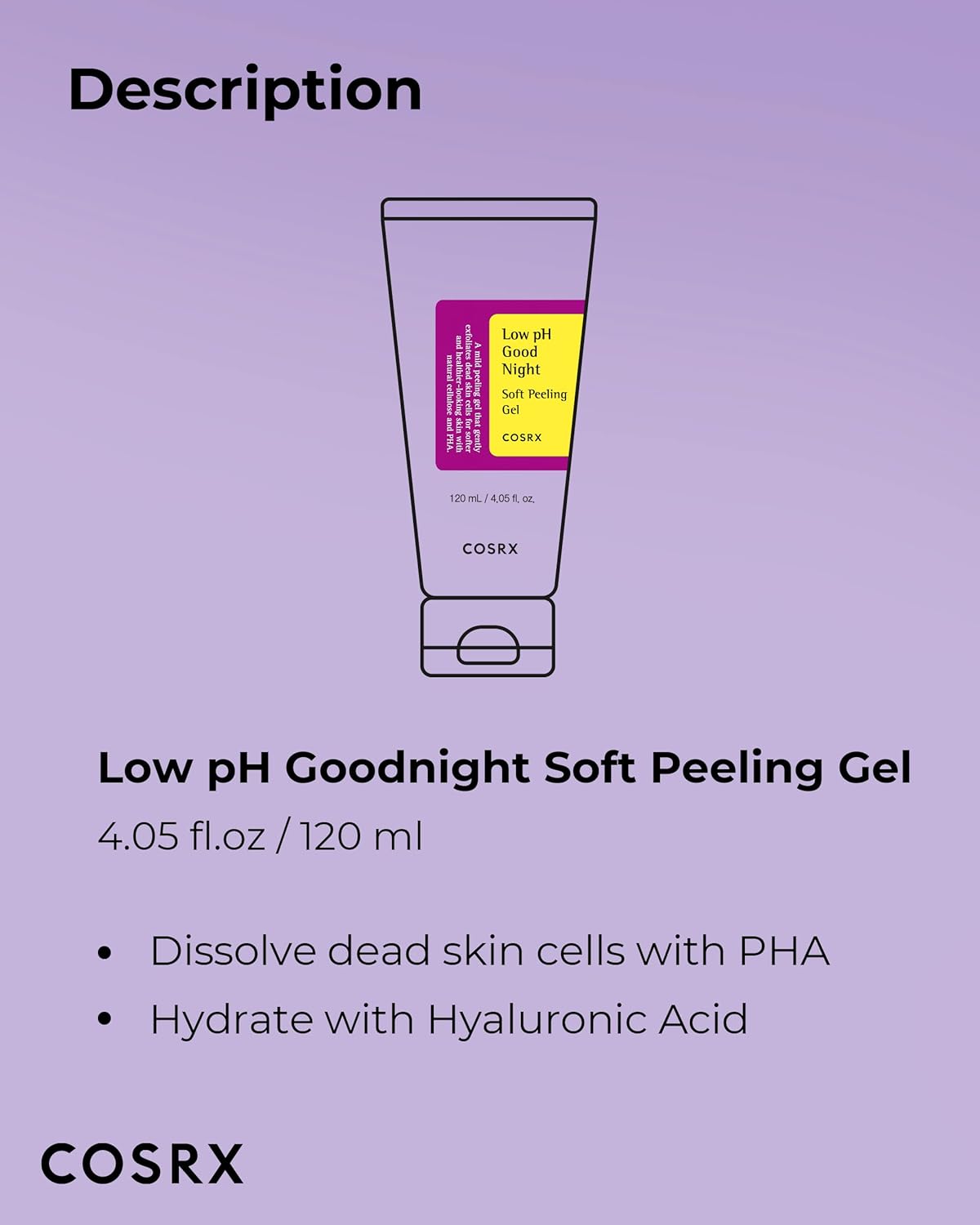 COSRX - Low pH Good Night Soft Peeling Gel