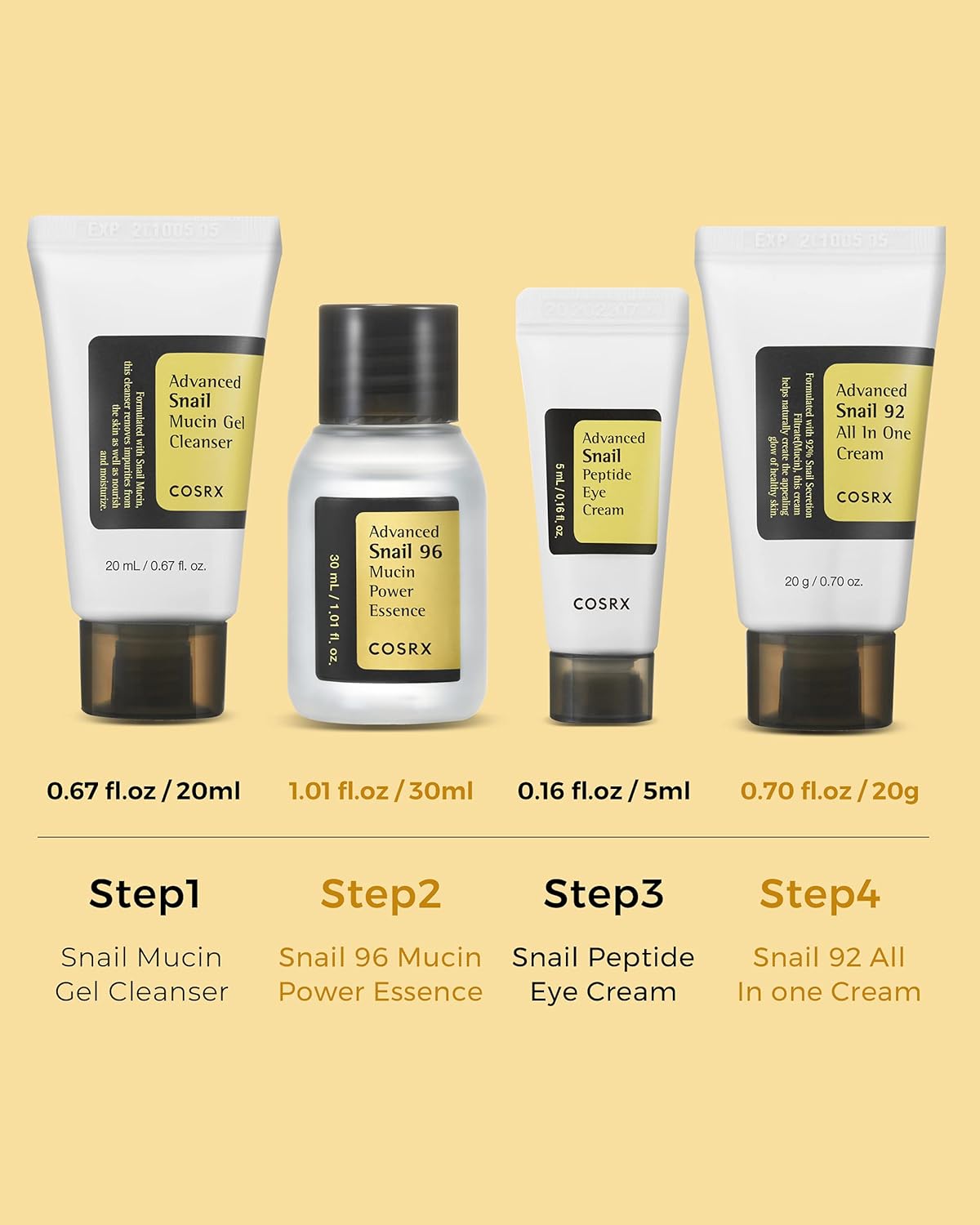 COSRX - All About Snail Trial Kit