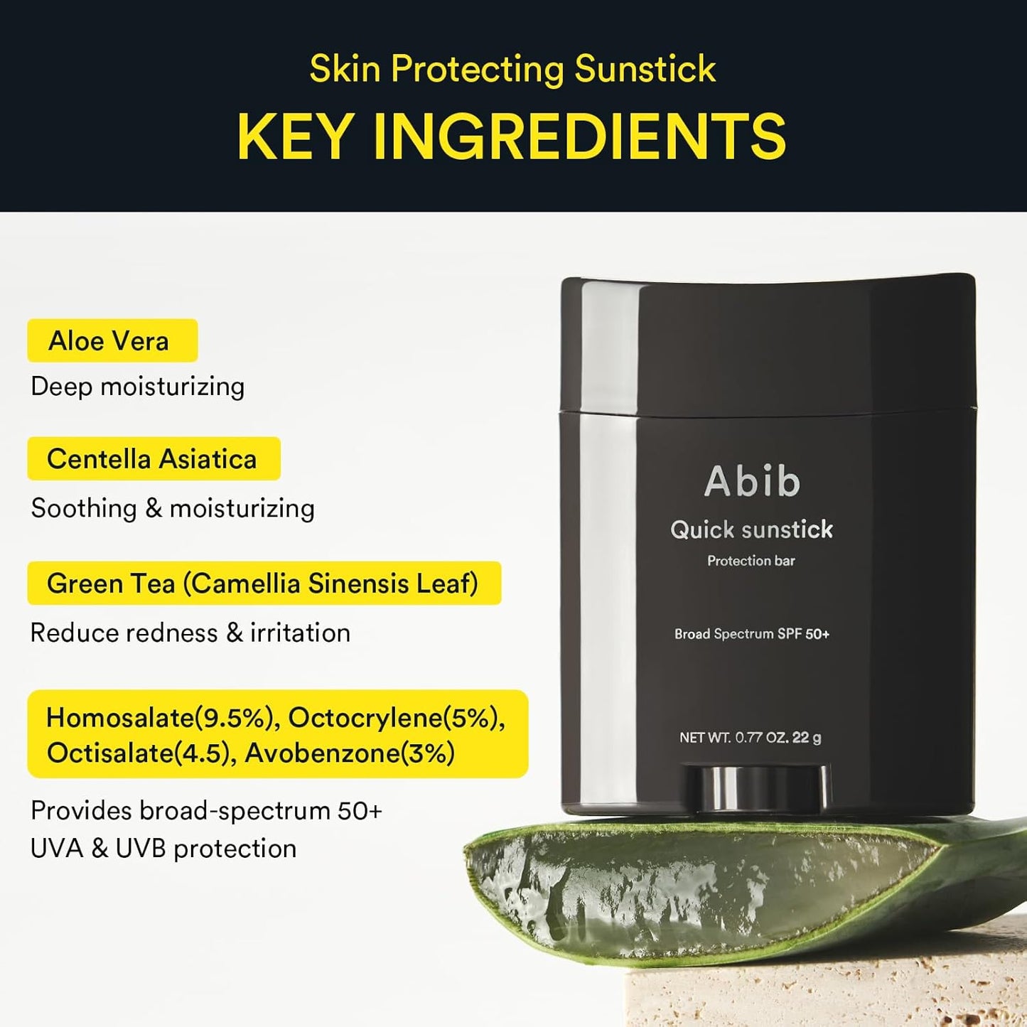 Abib - Quick Sun stick Protection Bar SPF50