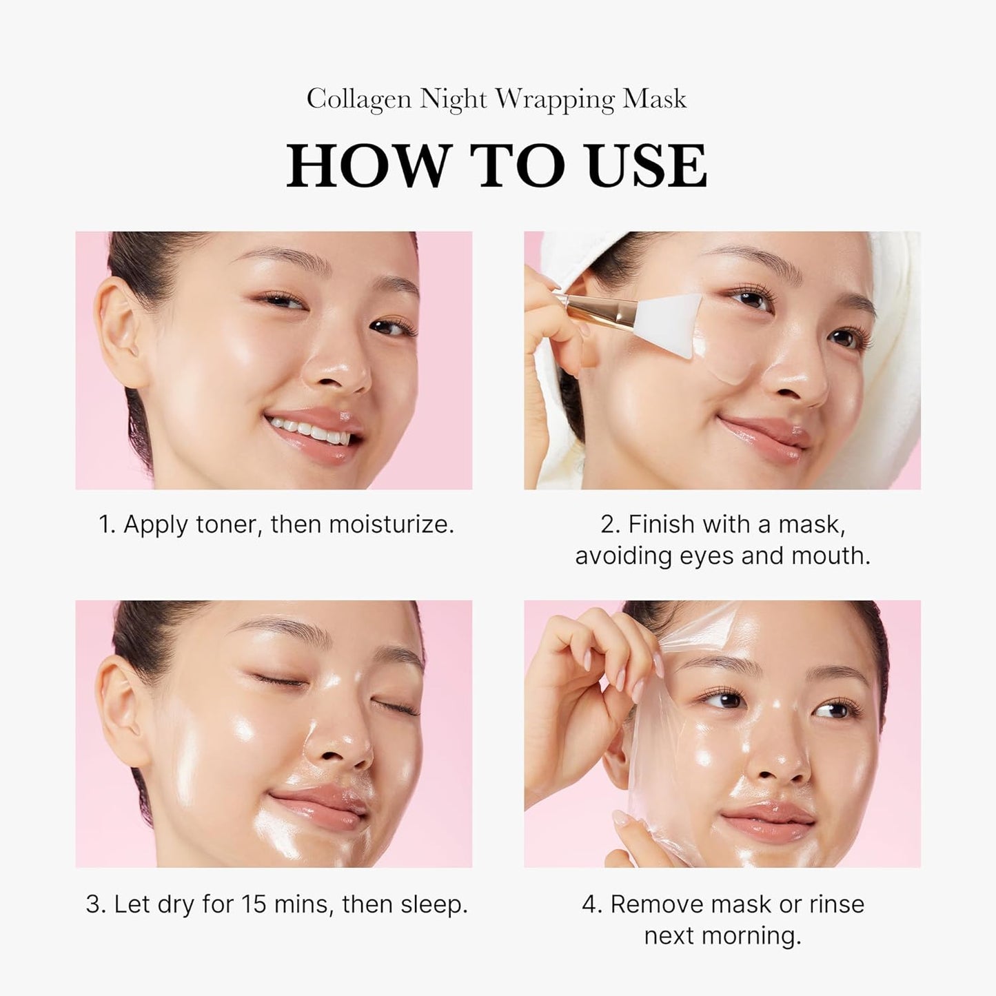 Medicube - Collagen Overnight Wrapping Peel Off Facial Mask Pack