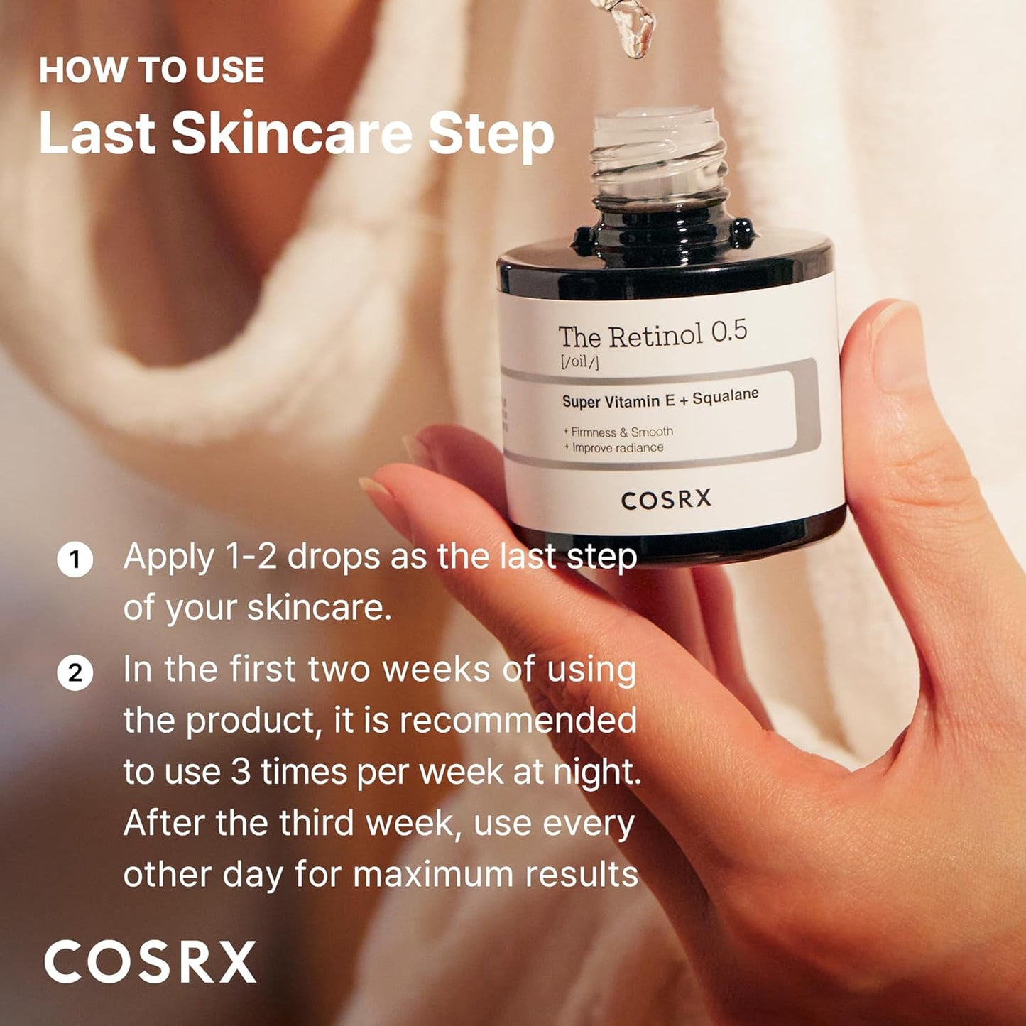 COSRX - The Retinol 0.5 Oil