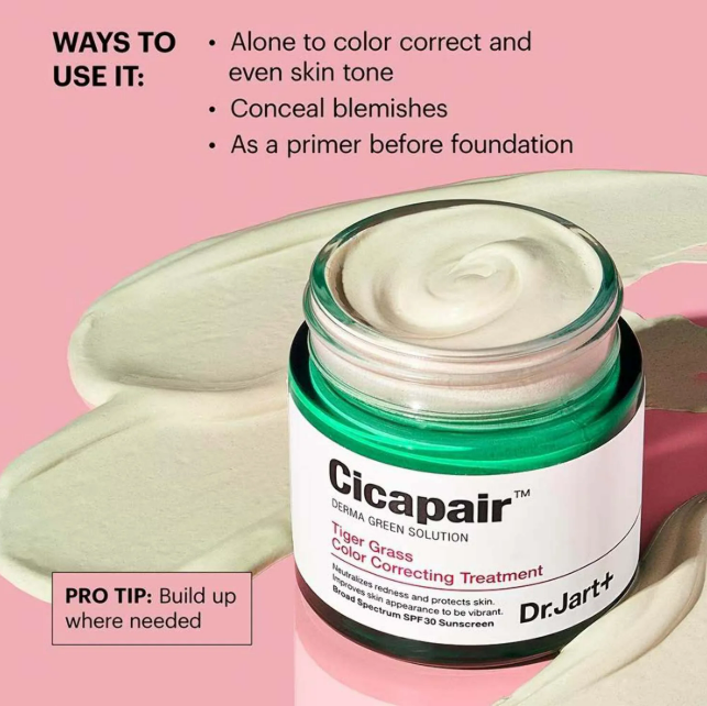 Dr. Jart+ - Cicapair Tiger Grass Color Correcting Treatment SPF 22
