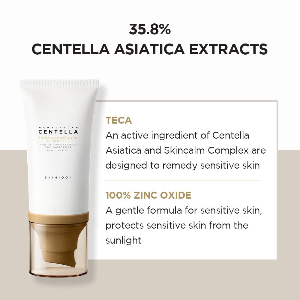SKIN1004 - Madagascar Centella Air-fit Suncream Light