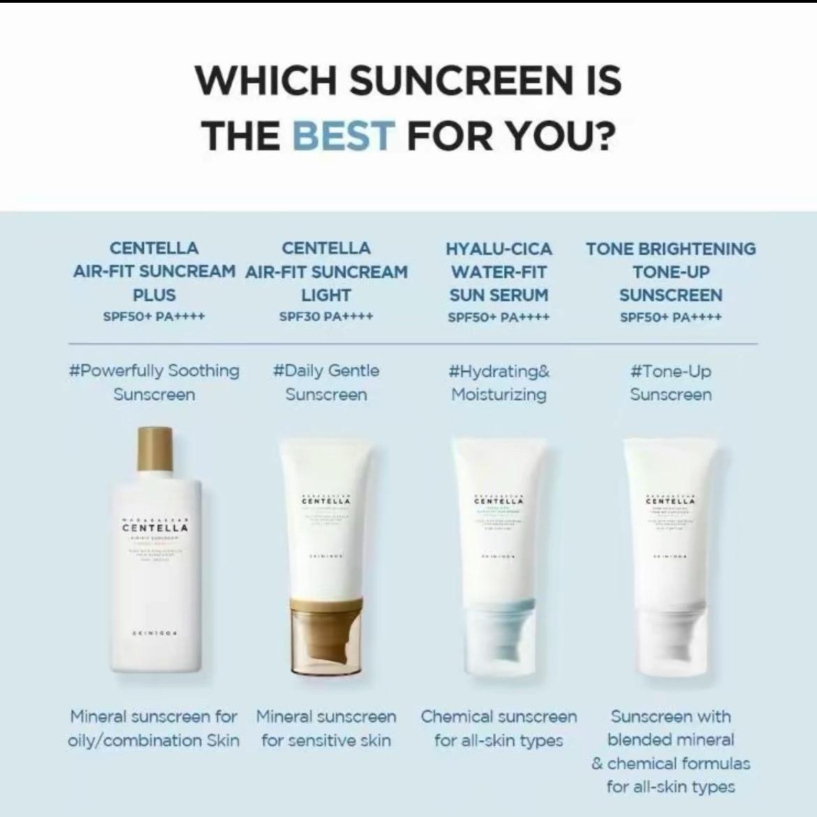SKIN1004 - Madagascar Centella Hyalu-CICA Water-Fit Sun Serum 2-pack
