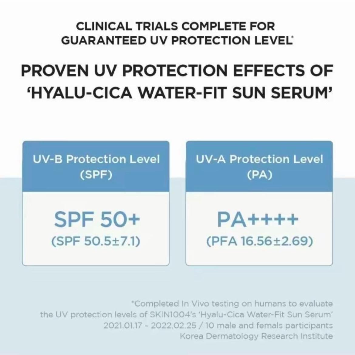 SKIN1004 - Madagascar Centella Hyalu-Cica Water-Fit Sun Serum UV 50ml OTC
