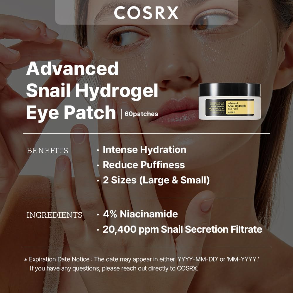 COSRX - Advanced Snail Hydrogel Eye Patch