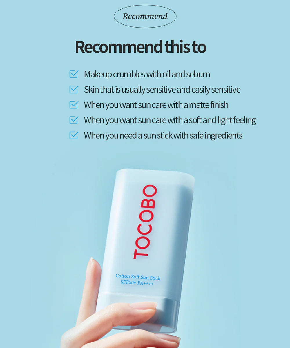 TOCOBO - Cotton Soft Sun Stick