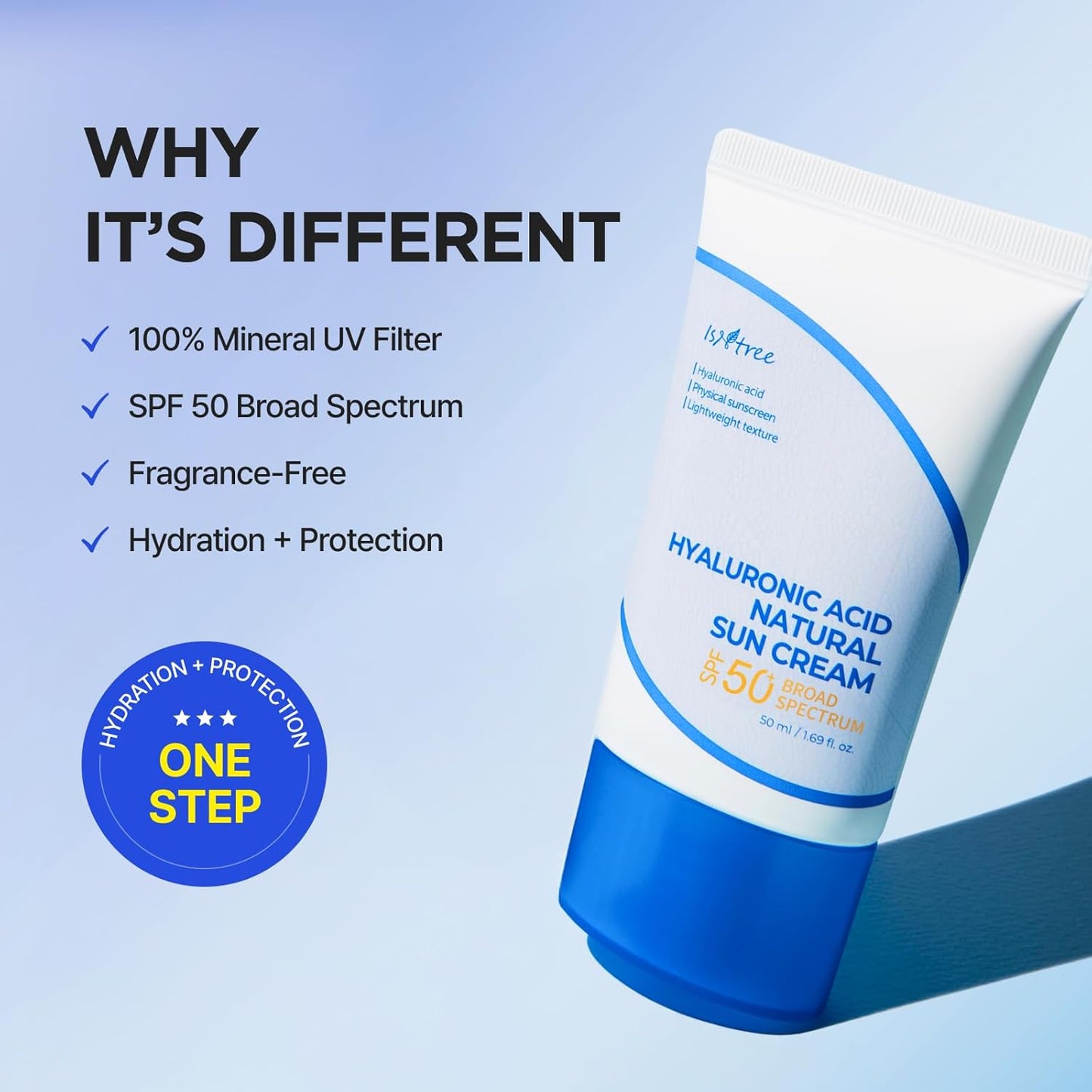 Isntree - Hyaluronic Acid Natural Sun Cream