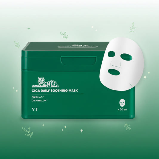 VT COSMETICS CICA Daily Soothing Mask, 30 Sheet