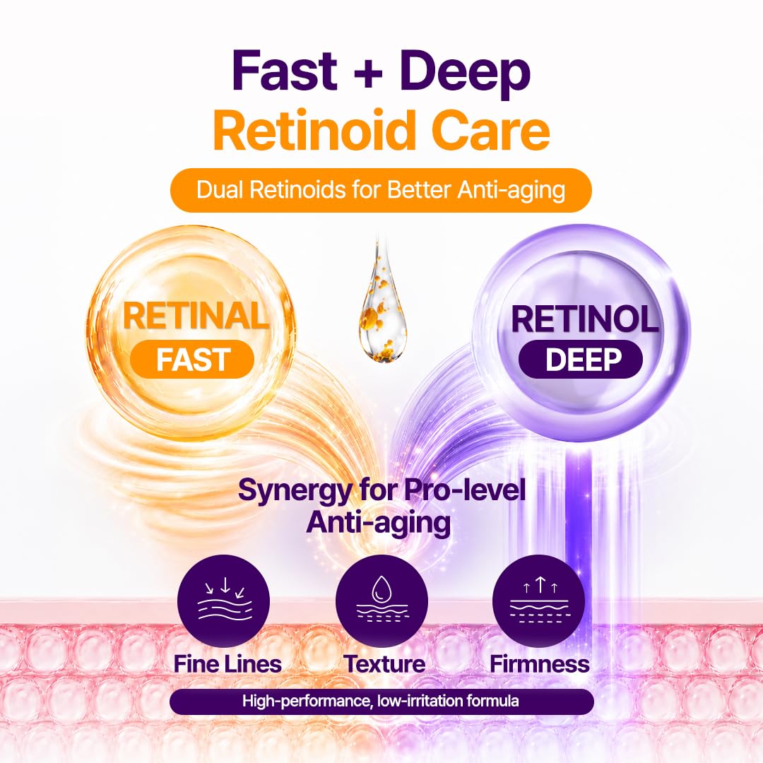 PURITO Retinol + Retinal Serum for Sensitive Skin