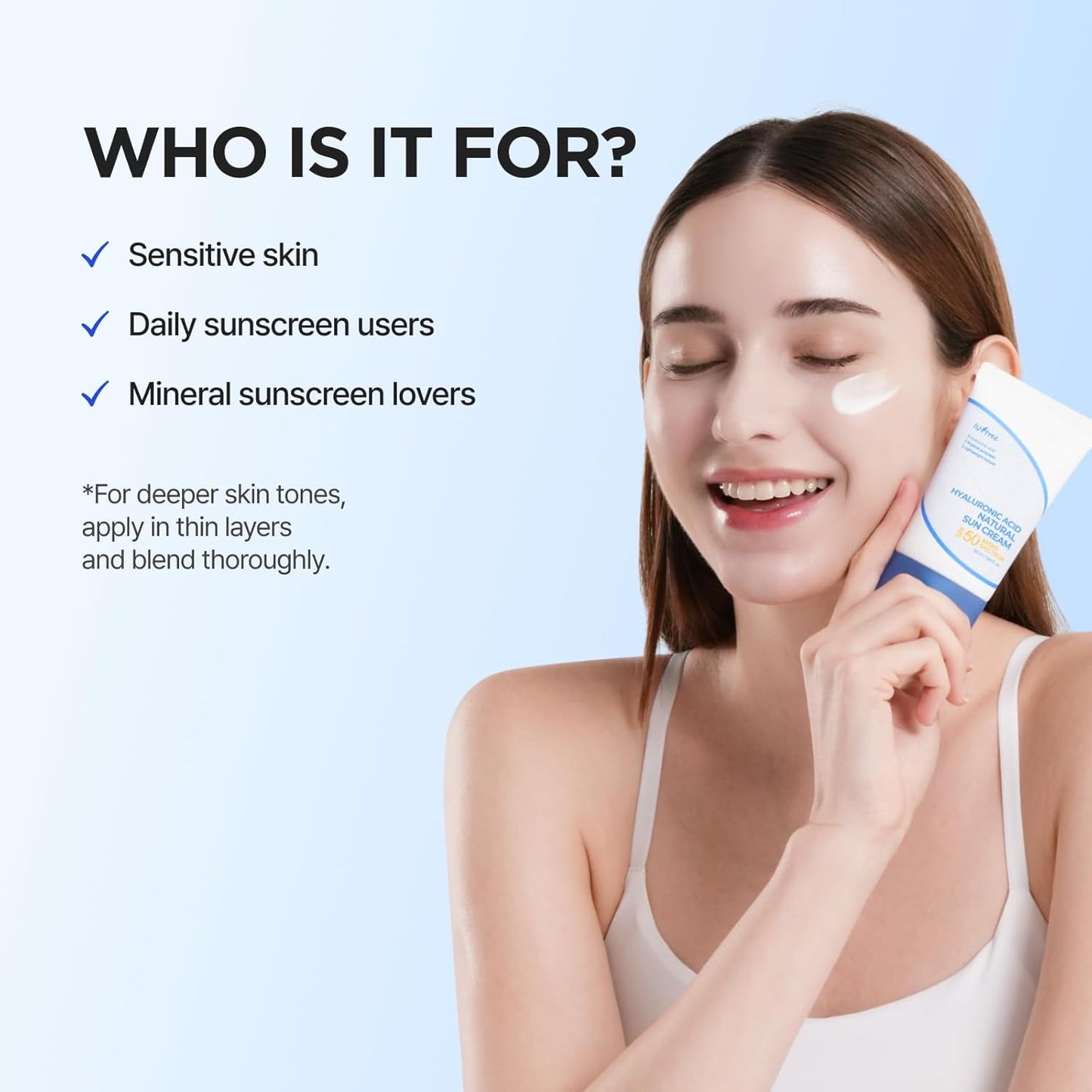 Isntree - Hyaluronic Acid Natural Sun Cream