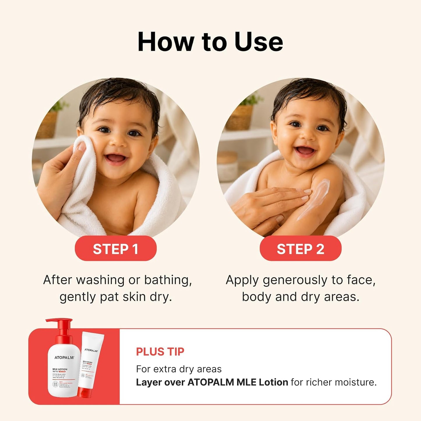 ATOPALM MLE Eczema Cream, 2.2 fl oz (65ml)