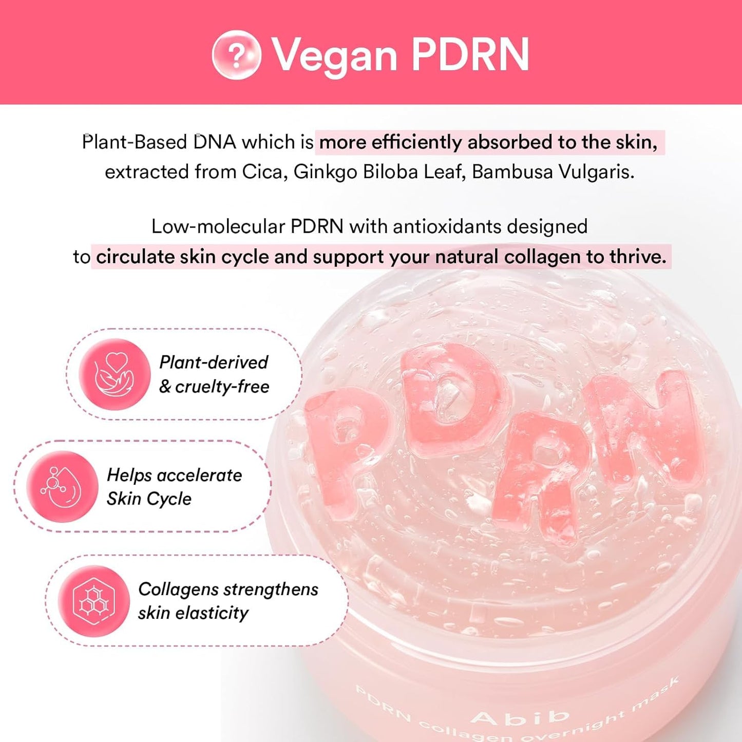 Abib PDRN Collagen Overnight Face Mask Firming Jelly