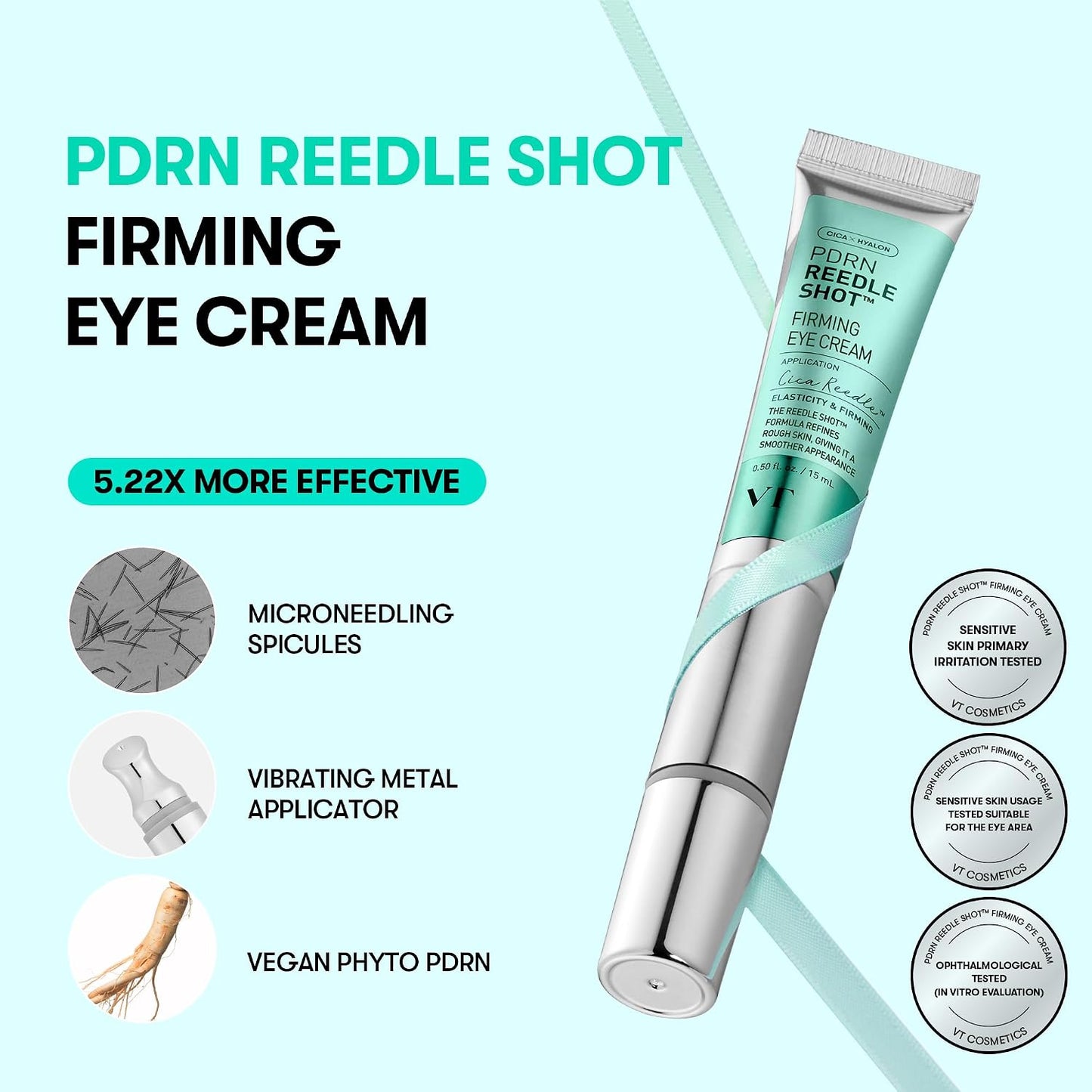VT COSMETICS PDRN Reedle Shot Eye Cream