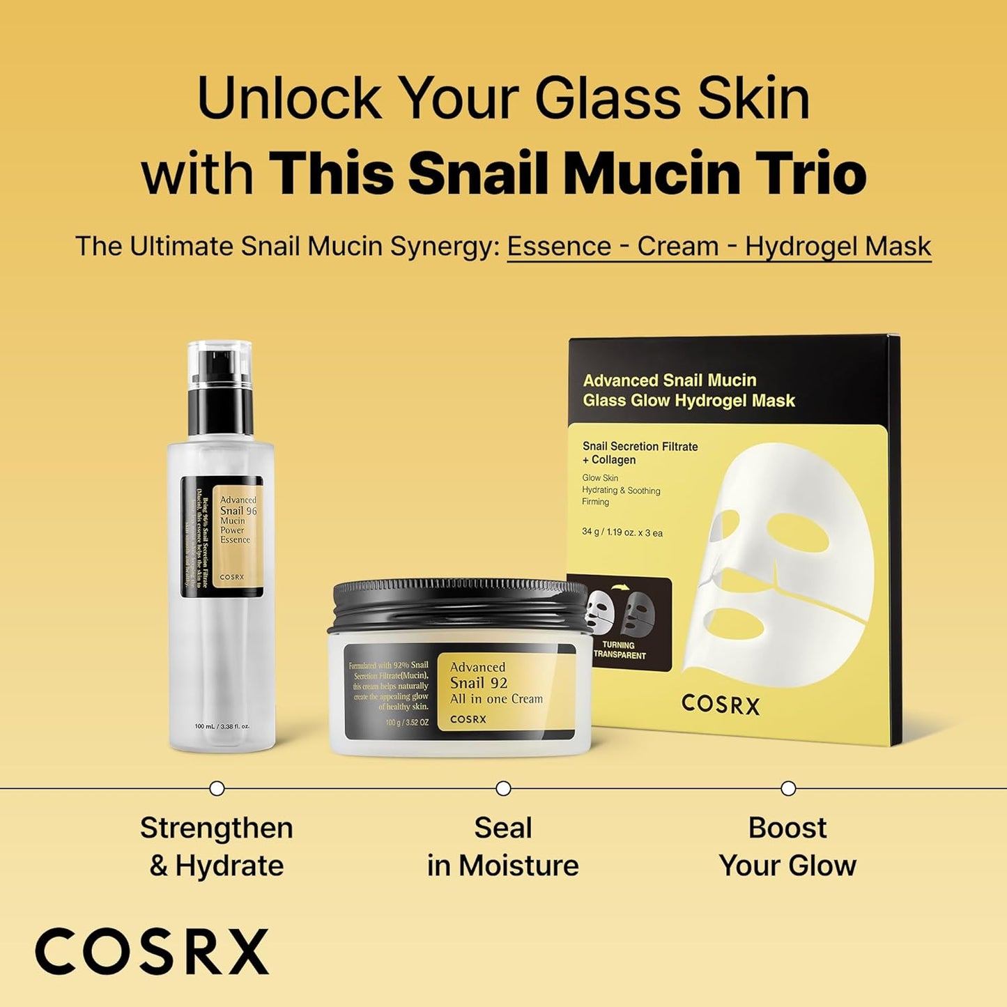 COSRX - Snail Mucin 96% Power Repairing Essence