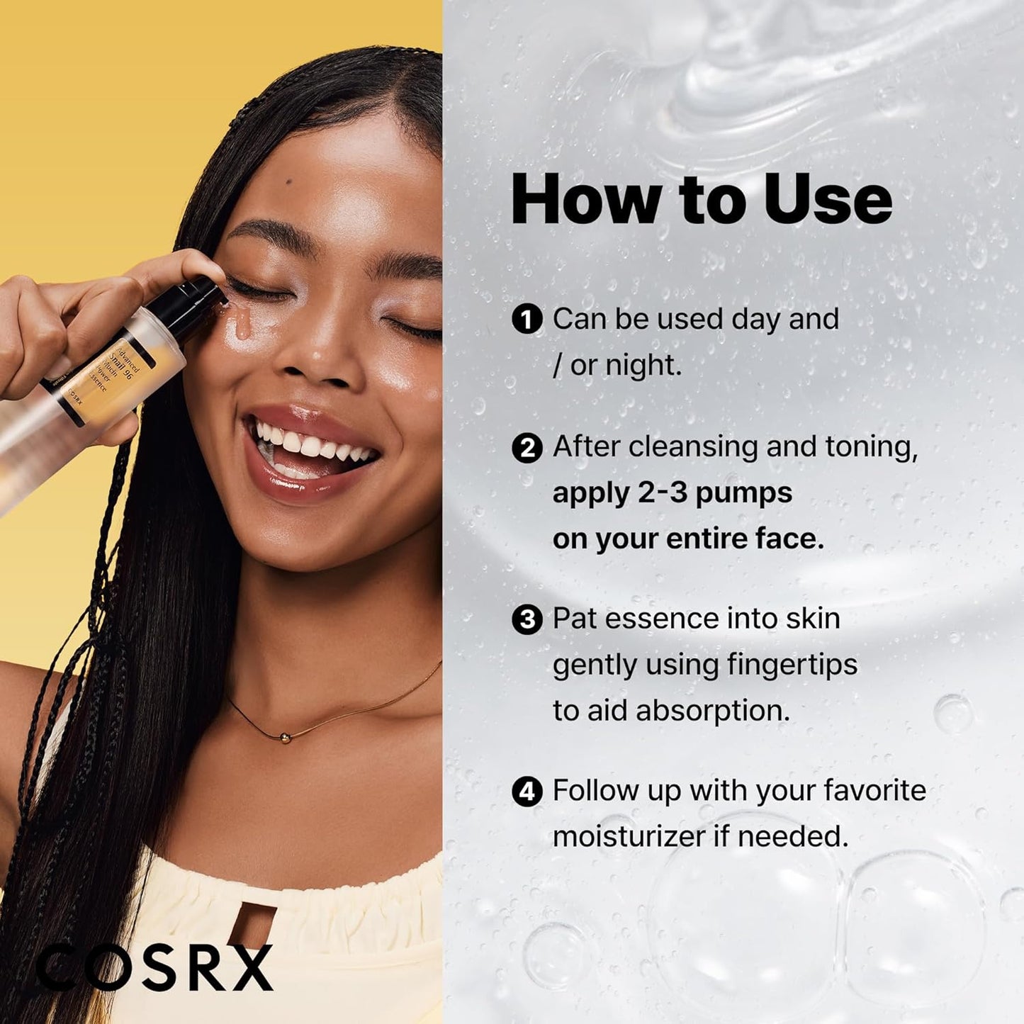 COSRX - Snail Mucin 96% Power Repairing Essence