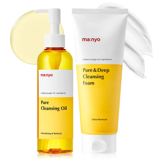 ma:nyo - Pure Cleansing Oil + Pure & Deep Cleansing Foam