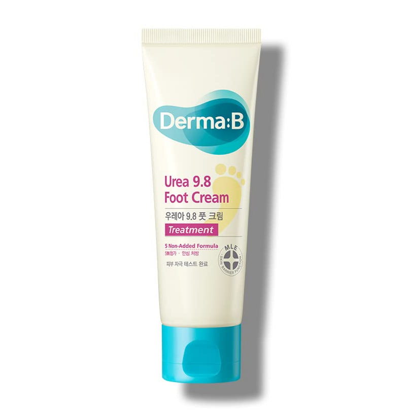 Derma: B | Urea 9.8% Foot Cream | Foot Lotion for Dry Cracked Heel Treatment